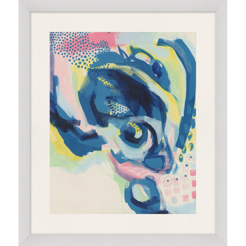«Aquatic Shift 4» - Peinture encadrée sur papier