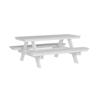 Outdoor Rectangular Picnic Table