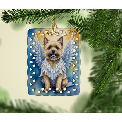 Ornement en porcelaine Cairn Terrier My Angel