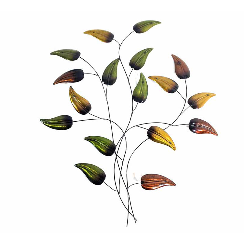 Handmade Plants & Flowers Wall Decor on Metal