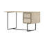 Bureau 2 tiroirs Yaluna en bois d'acacia naturel
