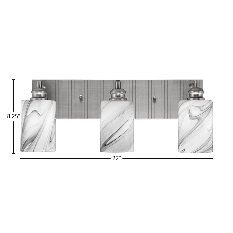 Éclairage pour meuble-lavabo à 3 lumières Gulsana