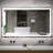 Eleen Rectangular Gold Frame Modern High Lumen Lighted LED Mirror Anti-Fog Wall Mounted Bathroom Vanity Mirror with Lights Large Dimmable Makeup Mirror Home Decor Mirror(Horizontal/Vertical)-86782371-86782369