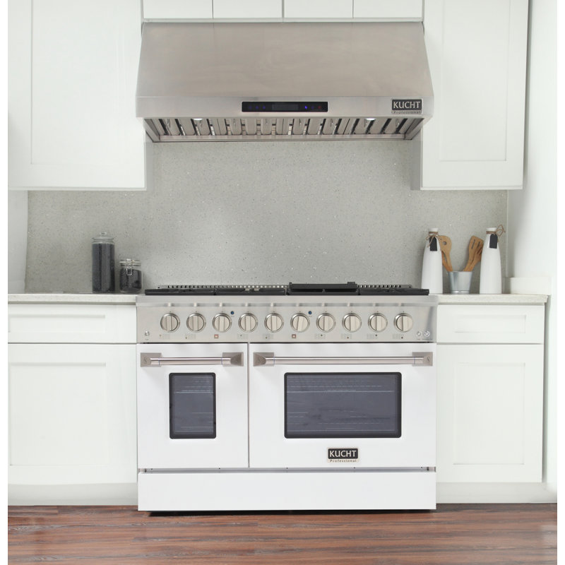 48" 6.7 Cu. ft Freestanding Gas, Liquid Propane, White