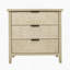 Armoire 3 tiroirs, mobilier américain, convenant à la chambre à coucher, au salon et au bureau