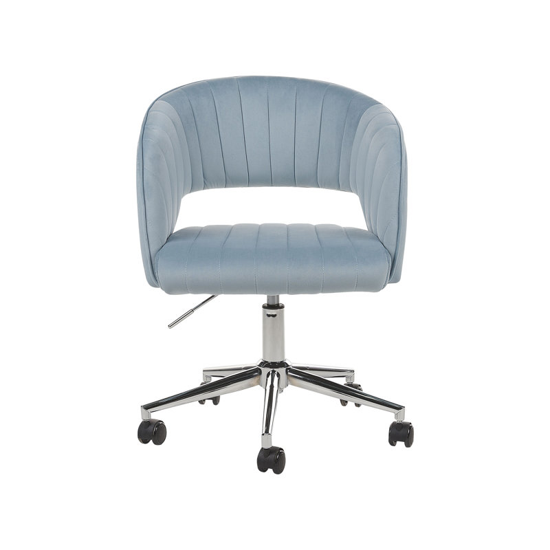 Greger Velvet Conference Chair, Blue