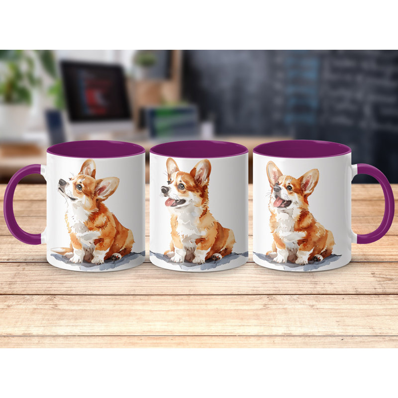 Mug, 2, Purple