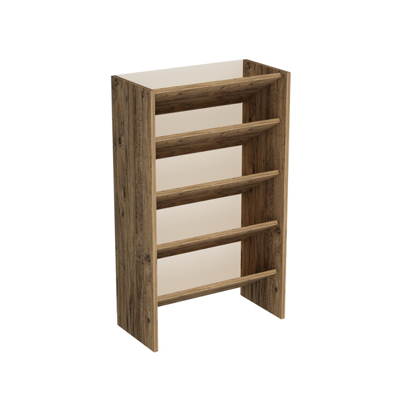 Elarco 15 Pair Shoe Rack, Atlantic Pine