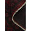 Tapis afghan tribal rouge oriental 5 x 6