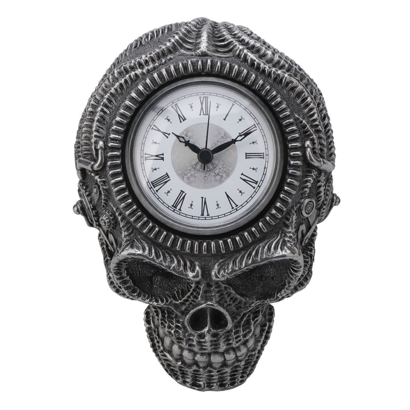 Temeshia Pewter Tabletop Clock