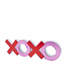 Xoxo Acrylic Mirror Block