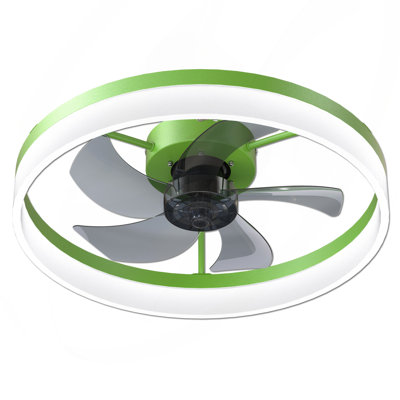 Modern LED Ceiling Fans With Lights Dimmable Embedded Installation Of Thin Ceiling Fans