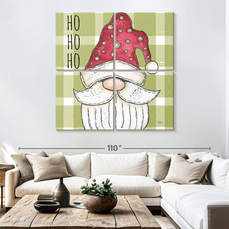 Lelend Santa Gnome, 74'' H x 74'' W