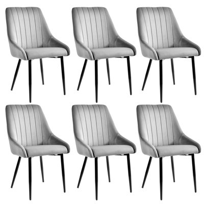 Besaraba 19.1cm H Velvet Upholstered Metal Upholstered Back Side Chair