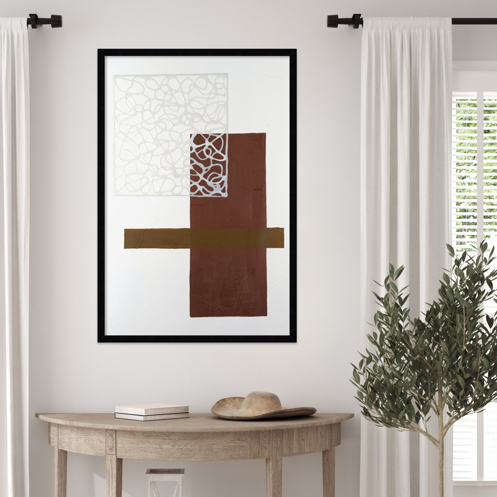 Nooks and Crannies No. 4 Print, 33" H x 23" W, Black
