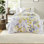 King Size Modern Bedding Set With Storage Pockets In Multicolor Polyester