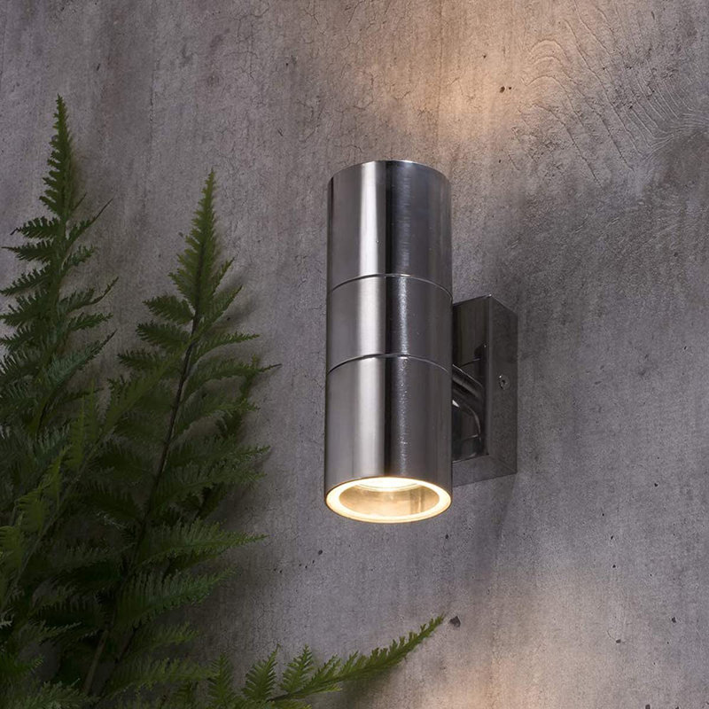 Mull 2 - Bulb Outdoor Sconce, Silver