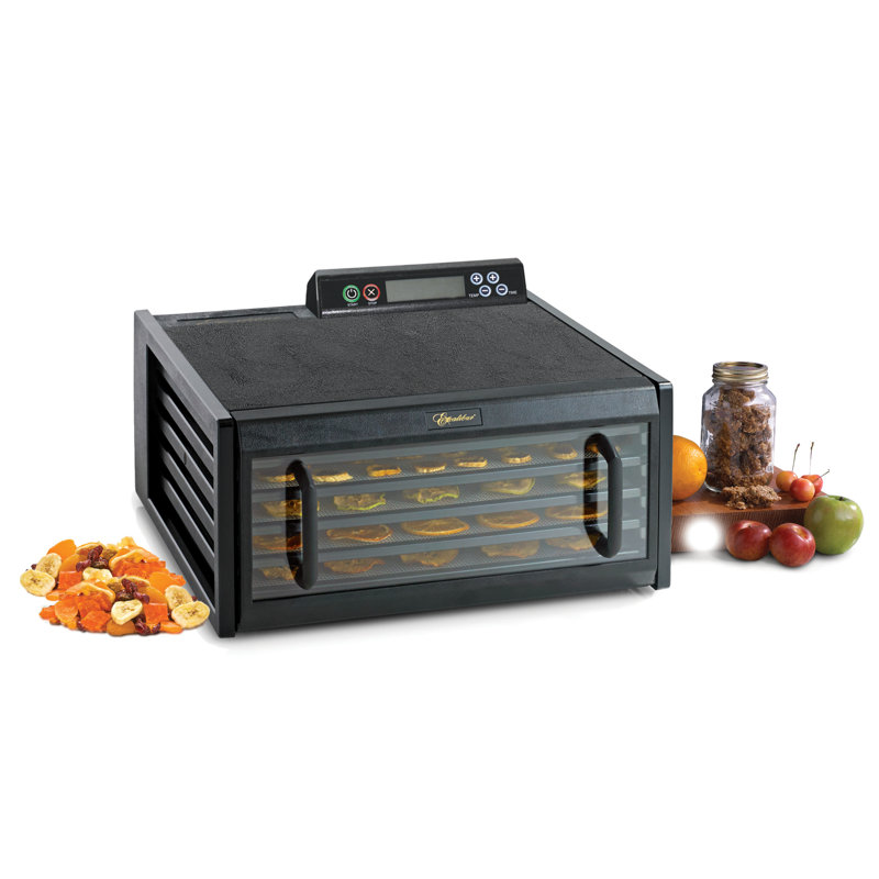 Déshydrateur d'aliments à 5 plateaux avec minuterie numérique 48 heures Excalibur