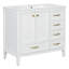 Meuble-lavabo avec porte à fermeture douce 36 po Dillard-114222477
