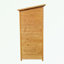Remise en bois avec deux portes et tablettes