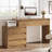 Home Office Computer Desk With 5 Drawers, 63" Executive Desk With 3-drawer File Cabinet