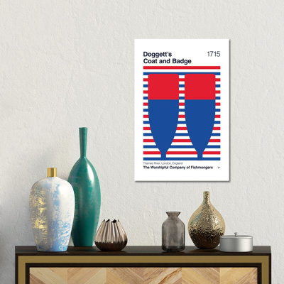1715 Doggetts Coat And Badge Race - Wall Art Print - Wrapped Canvas