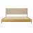 Premium Rubber Wood Platform Bed Frame