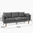 Coryon 3 Seater Sofa with Nailhead Trim, Accent Sofa-111468854