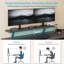 L-Shaped Metal Base Computer Desk