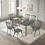 Ensemble de 2 chaises de salle à manger en bois vieilli rustique avec configuration simple et utilisation polyvalente-165014234