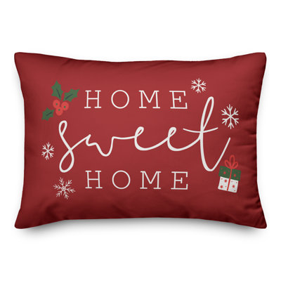  Coussin lombaire rectangulaire Home Sweet Home