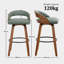 Swivel Upholstered Bar Stool-49946305-49946307