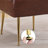 Accent Side Chair With Gold Legs-555640029