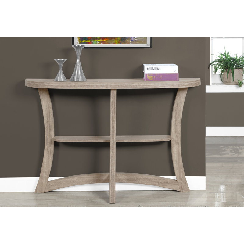 Console brune et taupe stratifiée: moderne et élégante pour la console de la maison