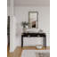 Miroir mural noir et doré-336551741