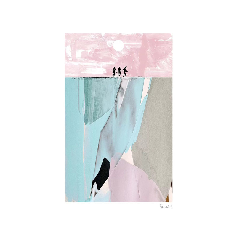 Surfers by Dan Hobday - Wrapped Canvas Gallery-Wrapped Canvas Giclée, 66.04cm H x 45.72cm W