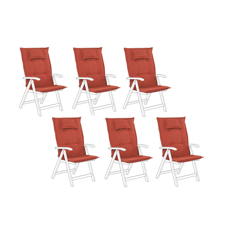 Brodbeck Seat/Back Cushion, Red