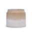 Pots à fleurs modernes en céramique brun blanc moderne de 2, pour une utilisation intérieure et extérieure, pots de fleurs à trous de drainage intégrés convenant aux fleurs, performance par tous les temps, sans assemblage-130115705