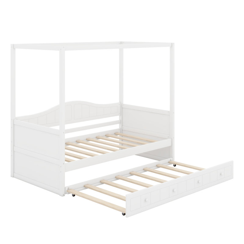 Canopy Bed With Trundle Bed