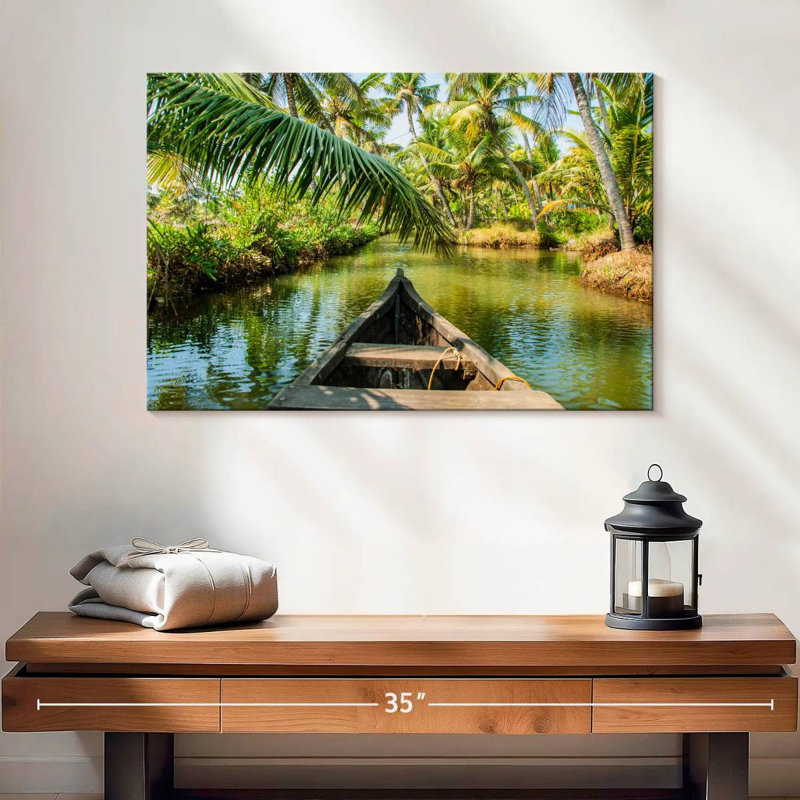 Alvord Munroe Island Boat Ride, 16" H x 24" W