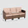Kisner 9 - Person Outdoor Wicker Conversation Set With Cushions And Table
