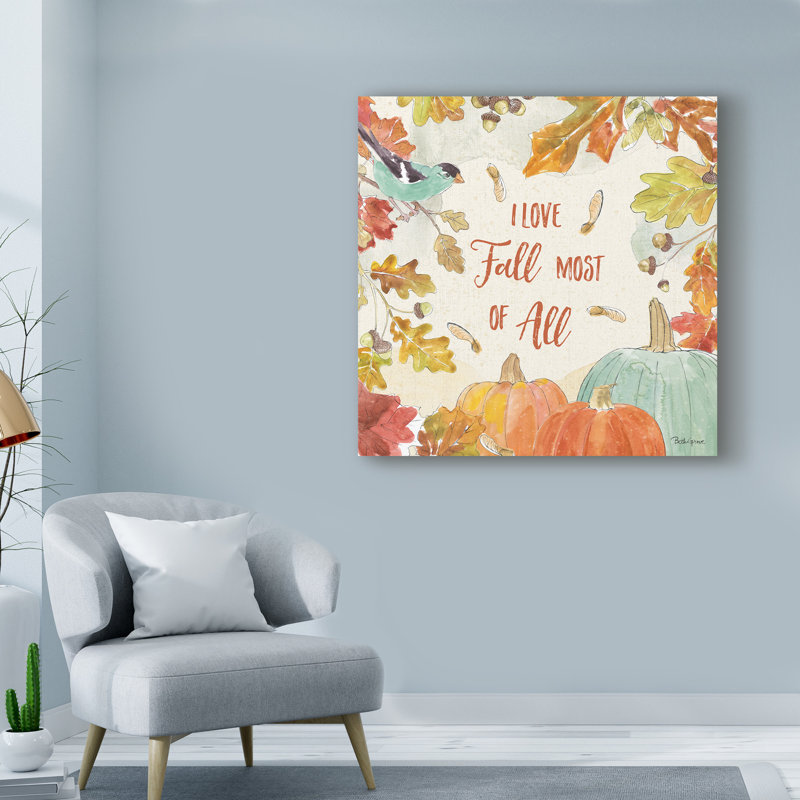 " Falling For Fall III " by Beth Grove, 14" H x 14" W x 2" D
