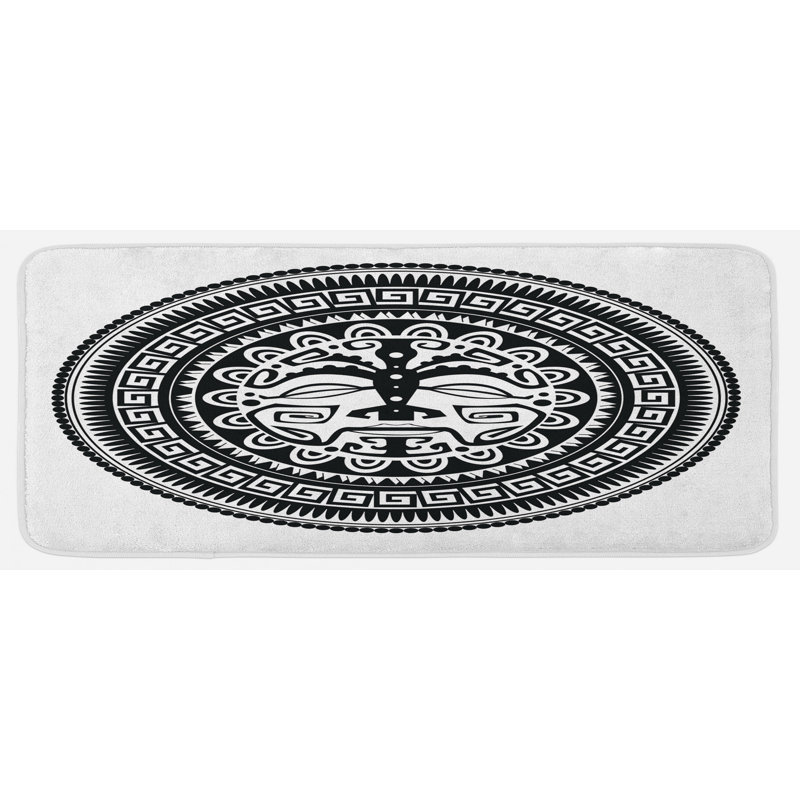Eclectic Synthetic Kitchen Mat