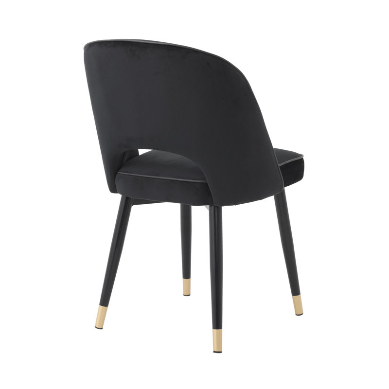 Cliff Upholstered Dining Chair, Black
