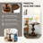 Caesar Traditional Round Pedestal End Table-1169714705