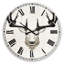 Horloge murale Deer Wild and Beautiful VII - Farmhouse-50582143-50582144