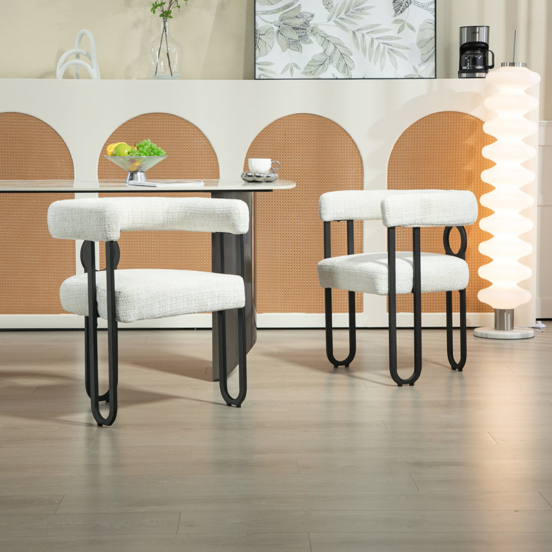 Largeur de 23,62 po Edeltrud, Chenille beige