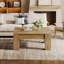 Pedestal Coffee Table with Storage