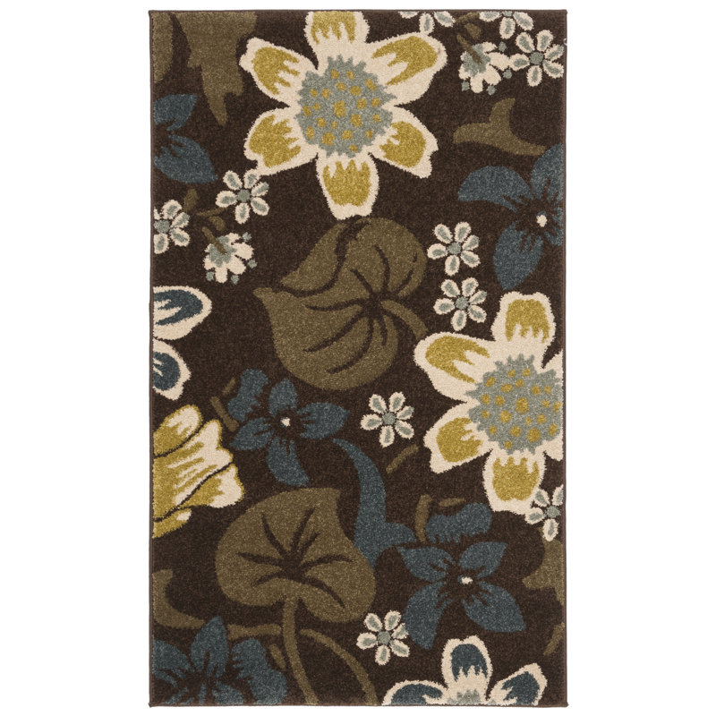 Hestia Performance Floral Rug, Rectangle 3' x 5'