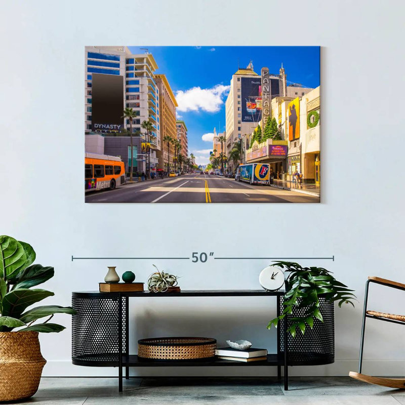 LA Hollywood Boulevard, H 30 po x l 45 po